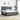 Boxspring bed met hoofdeinde Donkergrijs 200 x 200 cm Stof