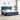 Boxspring bed met hoofdeinde Blauw 200 x 200 cm Stof