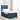 Boxspring bed met matras Donkerblauw 100 x 200 cm Fluweel