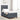 Boxspring bed met matras Donkergrijs 100 x 200 cm Fluweel