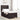 Boxspring bed met matras Donkerbruin 90 x 200 cm Stof