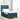 Boxspring bed met matras Donkerblauw 100 x 200 cm Fluweel