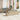 Tuin Eetset met kussen 7 pcs Beige en Grijs 100 x 55 x 73 cm