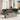 Tuin Eetset met kussen 9 pcs Grijs en Bruin 100 x 55 x 73 cm