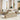 Tuin Eetset met kussen 9 pcs Beige en Crème 100 x 55 x 73 cm