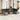 Tuin Eetset met kussen 10 pcs Grijs en Bruin 100 x 55 x 73 cm