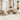 Tuin Eetset met kussen 10 pcs Beige en Crème 100 x 55 x 73 cm