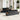 Tuin Eetset met kussen 7 pcs Zwart en Bruin 100 x 55 x 73 cm