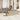 Tuin Eetset met kussen 7 pcs Beige en Grijs 100 x 55 x 73 cm