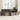 Tuin Eetset met kussen 9 pcs Grijs en Bruin 100 x 55 x 73 cm