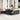 Tuin Eetset met kussen 9 pcs Zwart en Beige 100 x 55 x 73 cm