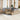 Tuin Eetset met kussen 9 pcs Beige en Grijs 100 x 55 x 73 cm