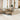 Tuin Eetset met kussen 9 pcs Beige en Crème 100 x 55 x 73 cm