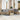 Tuin Eetset met kussen 7 pcs Beige en Grijs 100 x 55 x 73 cm