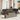 Tuin Eetset met kussen 9 pcs Grijs en Bruin 100 x 55 x 73 cm