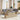 Tuin Eetset met kussen 9 pcs Beige en Grijs 100 x 55 x 73 cm