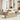 Tuin Eetset met kussen 9 pcs Beige en Crème 100 x 55 x 73 cm