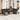 Tuin Eetset met kussen 10 pcs Grijs en Bruin 100 x 55 x 73 cm