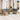 Tuin Eetset met kussen 10 pcs Beige en Grijs 100 x 55 x 73 cm