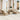 Tuin Eetset met kussen 10 pcs Beige en Crème 100 x 55 x 73 cm