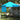 Pop-up Luifel Tent Blauw 200 x 200 cm Stof