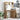 Bureau artisanaal eikenkleurig 91 x 50 x 149 cm Bewerkt hout