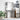 Bureau met plank Betongrijs 78.5 x 37 x 154.5 cm Bewerkt hout