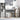 Bureau Betongrijs 90 x 40 x 76 cm Bewerkt hout