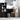 Bureau Zwart eiken 60 x 50 x 76 cm Bewerkt hout