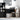 Bureau Zwart eiken 90 x 50 x 76 cm Bewerkt hout