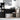 Bureau Zwart eiken 100 x 50 x 76 cm Bewerkt hout