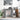 Bureau met plank Grijs Sonoma 106 x 40 x 88.5 cm Bewerkt hout