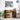 Bureau met lade Gerookt eiken 90 x 37,5 x 75 cm Bewerkt hout