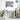 Bureau met Opslag met plank Wit 130 x 50,5 x 75 cm Bewerkt hout