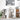 Bureau met plank met opslag Wit 90 x 50 x 75 cm Bewerkt hout