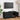 TV-meubel met LED Zwart eiken 100 x 38 x 49 cm Bewerkt hout