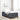 Boxspring bed Donkergrijs 90 x 190 cm Katoenen stof
