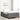 Boxspring bed Lichtgrijs 120 x 190 cm Katoenen stof