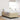 Boxspring bed Lichtgrijs en wit. 203 x 100 x 60 cm