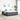 Boxspring bed Lichtgrijs en wit. 203 x 180 x 60 cm