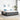 Boxspring bed Lichtgrijs en wit. 203 x 200 x 60 cm
