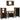 Badkamermeubelset 4 pcs Multikleur Massief gerecycled hout