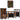 Badkamermeubelset 4 pcs Multikleur Massief gerecycled hout