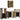 Badkamermeubelset Wandgemonteerd 4 pcs Bruin Massief Mango Hout