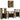 Badkamermeubelset Wandgemonteerd 4 pcs Bruin Massief Mango Hout
