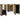 Badkamermeubelset Wandgemonteerd 3 pcs Bruin Massief Mango Hout