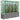 Plantenbak verhoogd met kashoes 160x40x153 cm rattanlook
