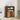 Rolkast 60x48x81 cm bewerkt hout oud houtkleurig