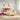 Bed met boekenkast zonder matras grenenhout wasbruin 140x200 cm