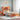 Bed met boekenkast zonder matras grenenhout wasbruin 75x190 cm